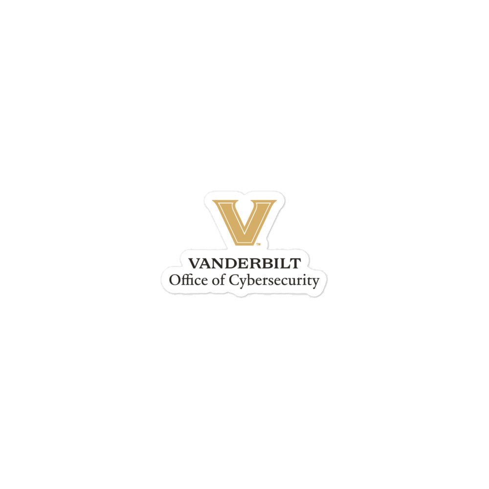VU Cyber Security Bubble-free stickers