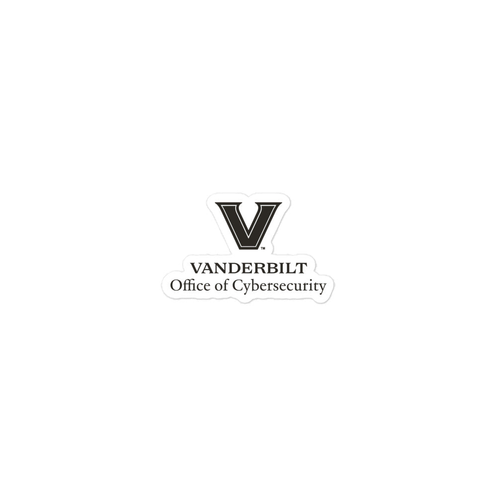 VU Cyber Security Bubble-free stickers