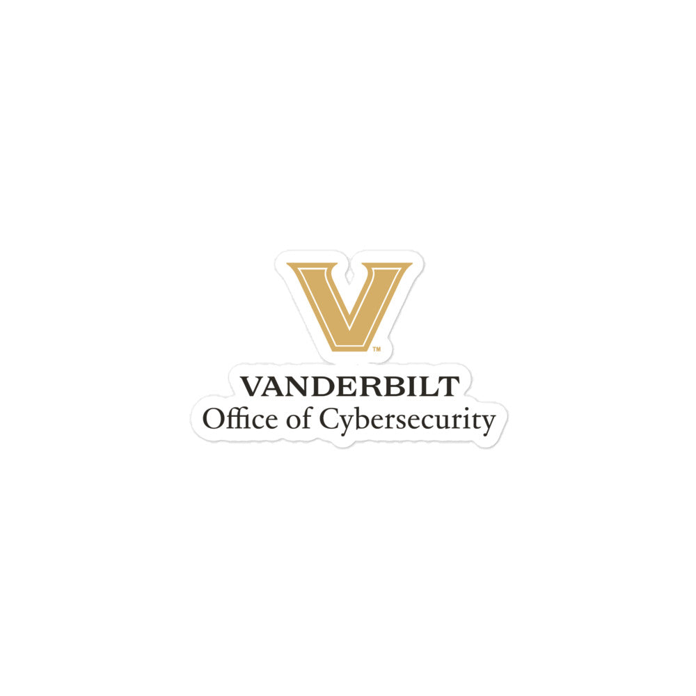 VU Cyber Security Bubble-free stickers