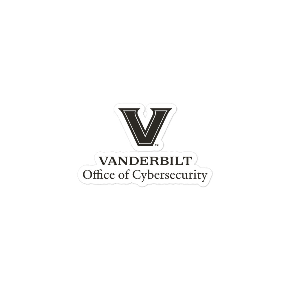 VU Cyber Security Bubble-free stickers