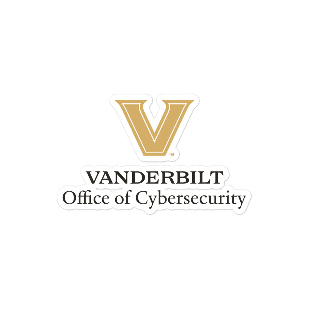 VU Cyber Security Bubble-free stickers