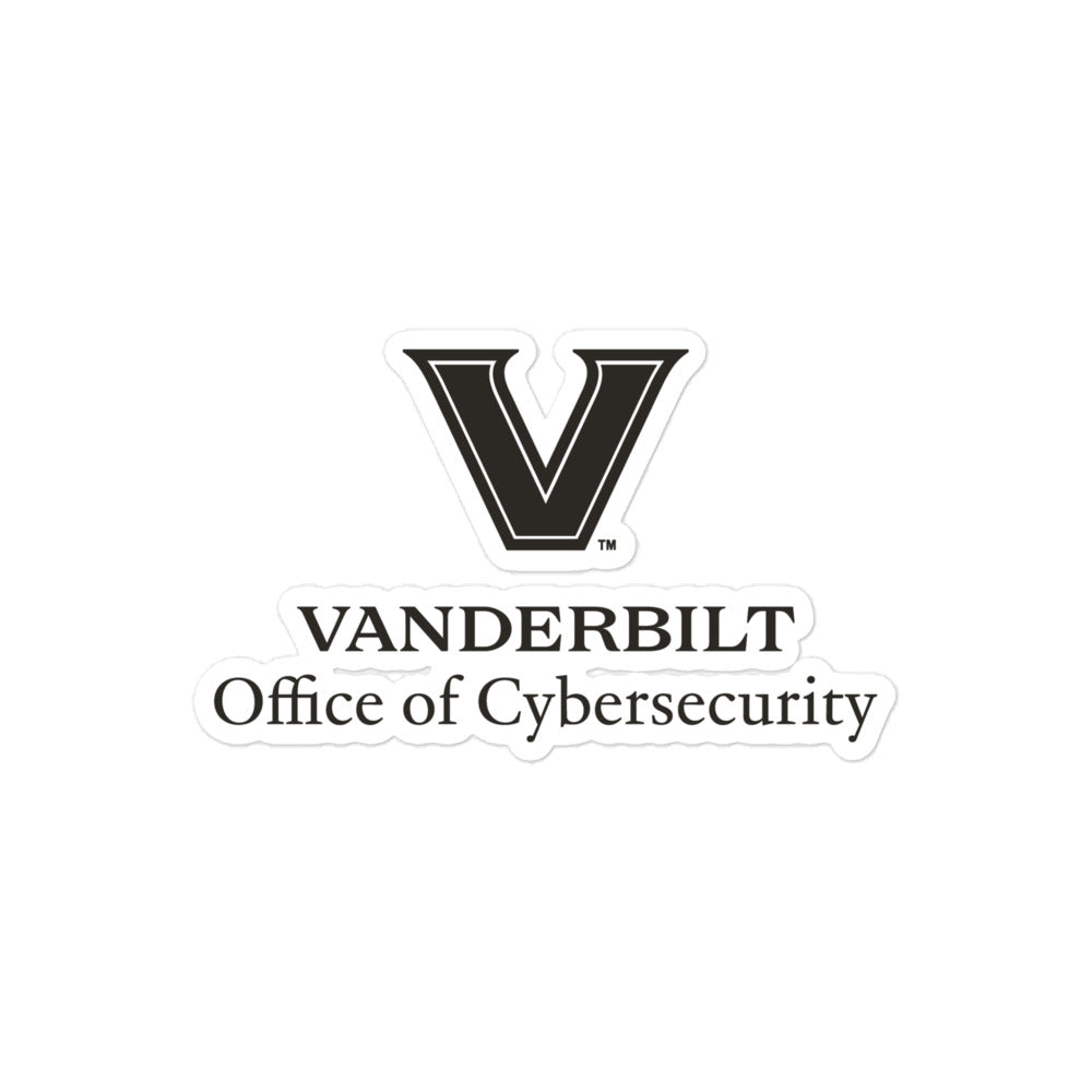 VU Cyber Security Bubble-free stickers